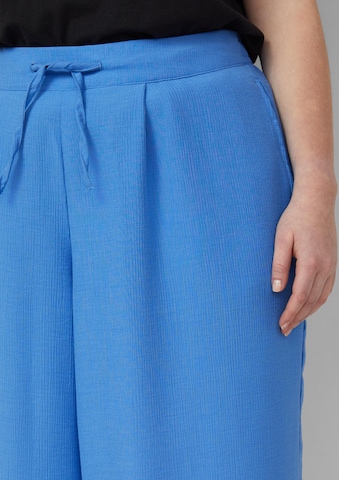 Wide Leg Pantalon QS en bleu
