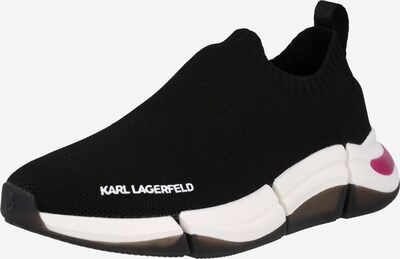 Karl Lagerfeld Slip On 'QUADRA' in schwarz / weiß, Produktansicht