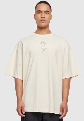 Merchcode Shirt 'Spring - Rose' in Wit: voorkant