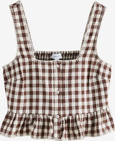 Next Toppi koossa 5XL värissä suklaa / valkoinen, Tuotenäkymä