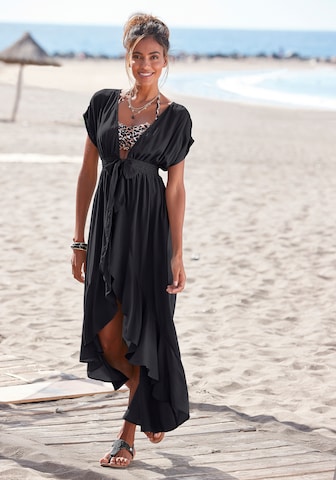 LASCANA Beach Dress in Black