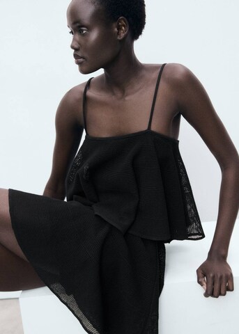 MANGO Kleid 'Capipota' in Schwarz