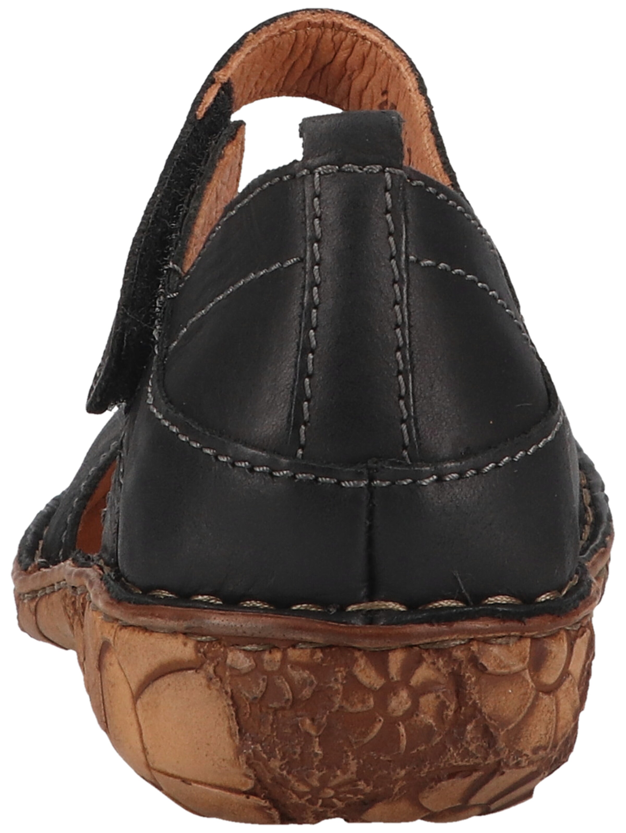 JOSEF SEIBEL Ballerina met riempjes 'Rosalie' in Zwart