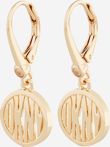 auksinė DKNY Auskarai: priekis