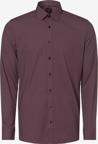 OLYMP Slim fit Business Shirt in Red: front