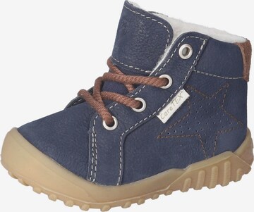 Pepino First-Step Shoes in Blue: front