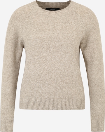 Vero Moda Petite - Jersey 'DOFFY' en beige: frente