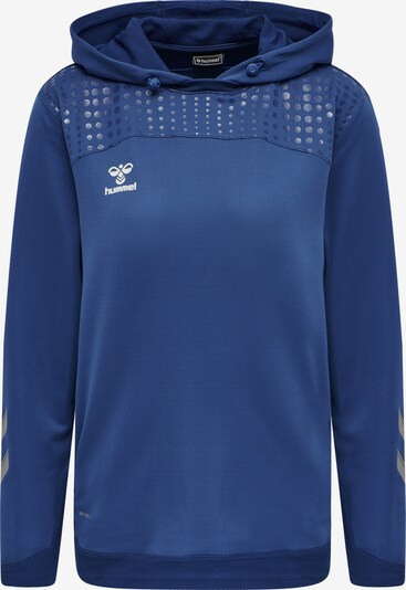 Hummel Sportief sweatshirt 'Poly' in de kleur Kobaltblauw / Rookgrijs / Wit, Productweergave