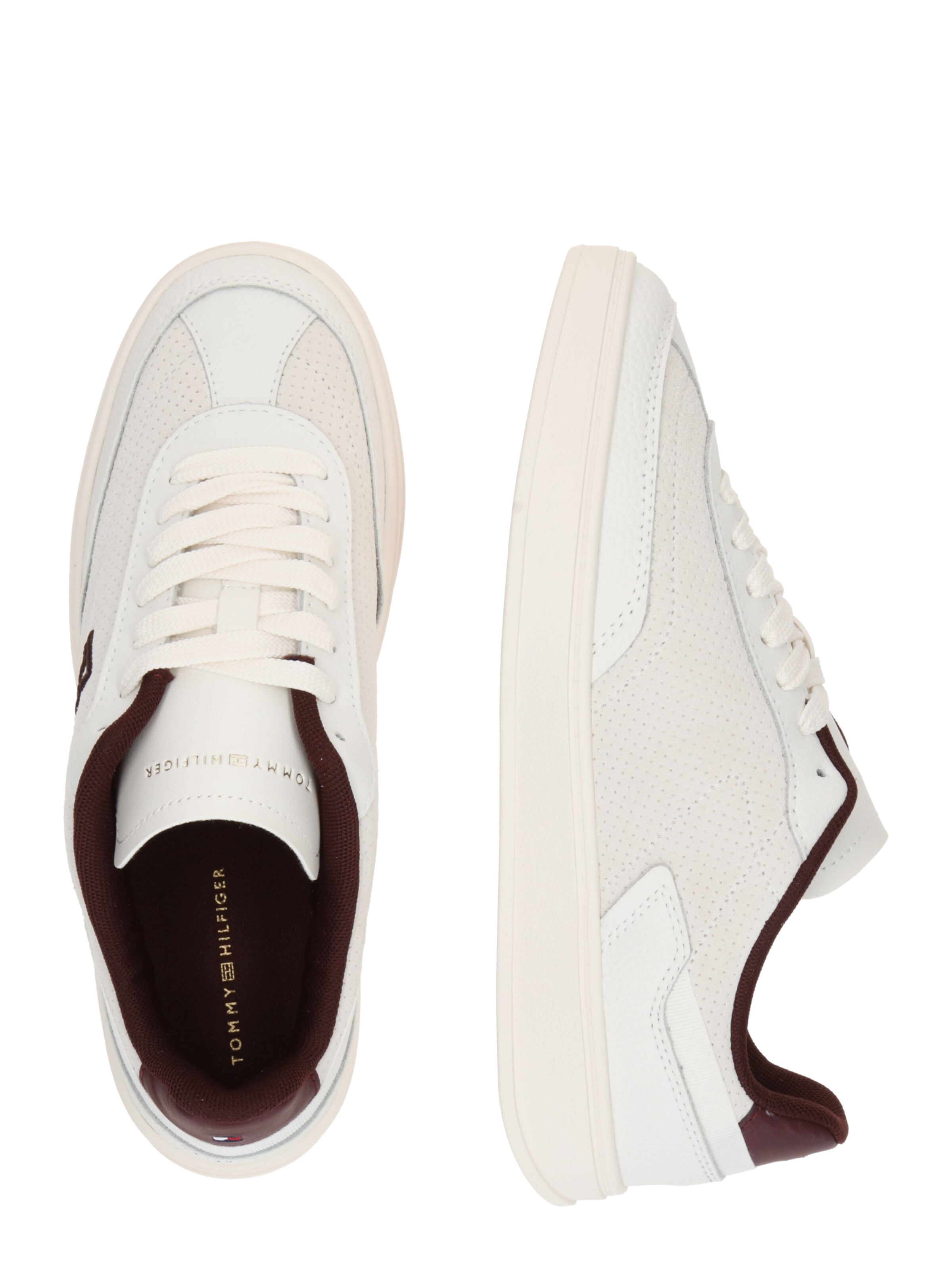 TOMMY HILFIGER Σνίκερ χαμηλό 'Heritage' σε λευκό