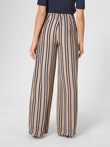 MADELEINE Wide Leg Hose in Beige