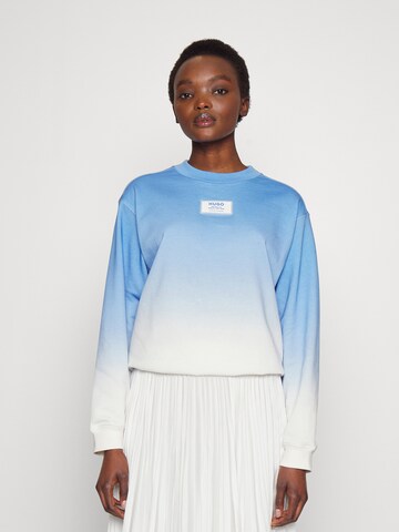 HUGO Tréning póló 'Demorola' - kék: elől