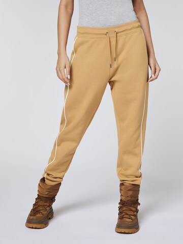 CHIEMSEE Tapered Pants in Brown: front