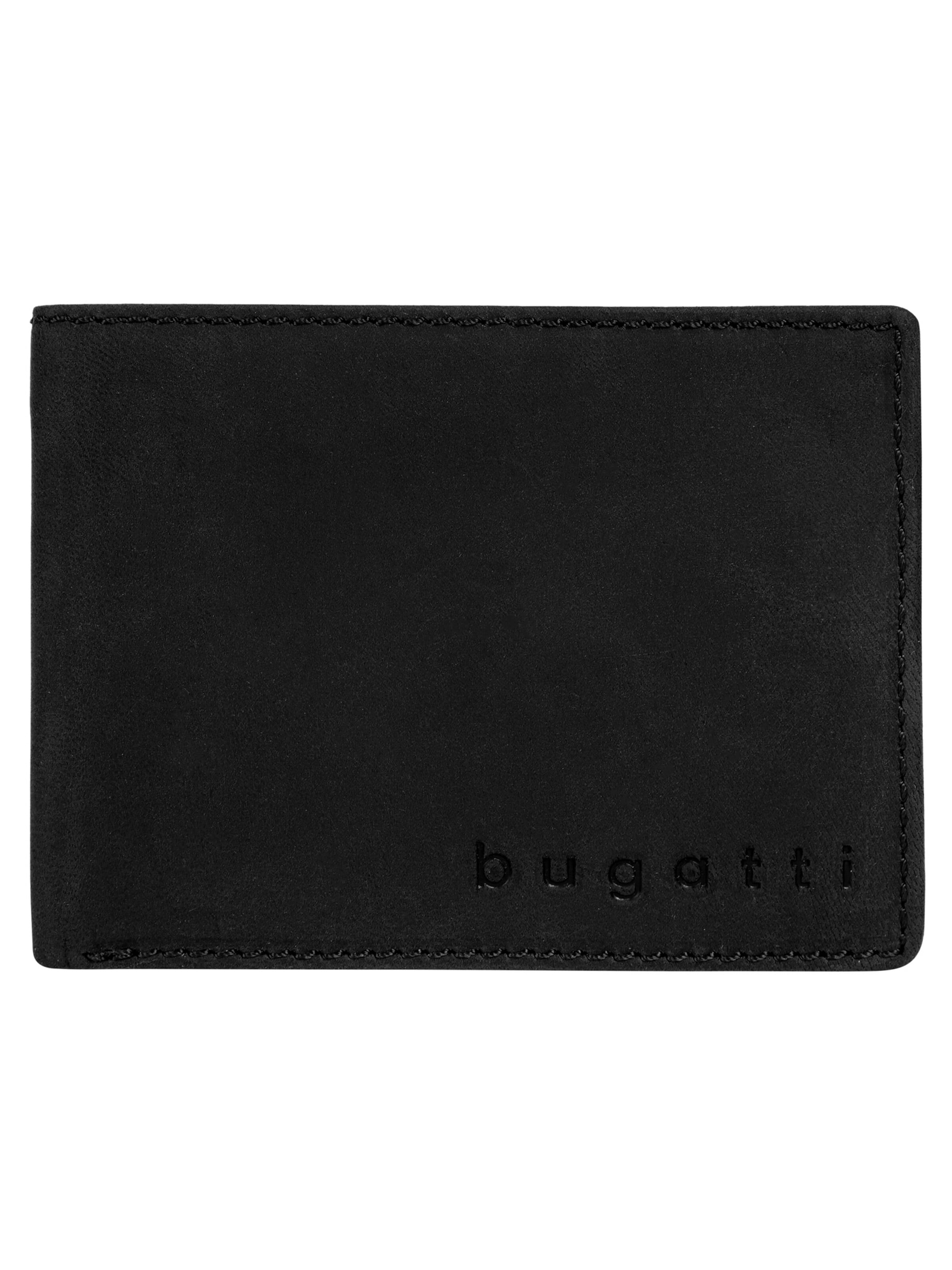 bugatti Wallet 'LUCA' in Black: front