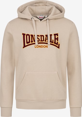 Sweat-shirt LONSDALE en beige : devant