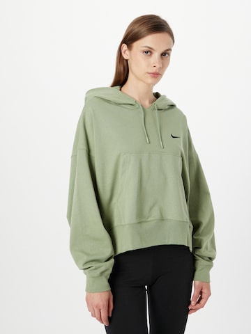 Nike SportswearSweater majica 'Swoosh' - zelena boja: prednji dio