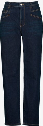Gina Laura Tapered Jeans in Blue: front