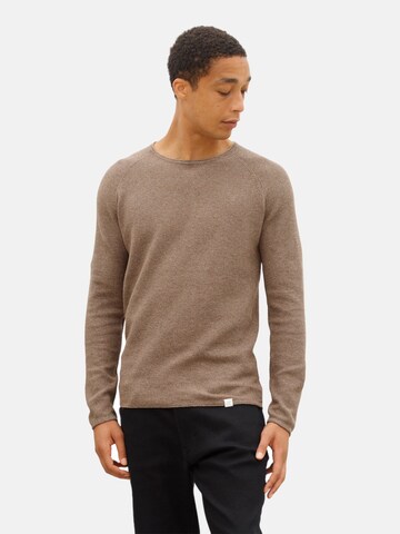 NOWADAYS Pullover 'Honeycomb' in Braun: predná strana