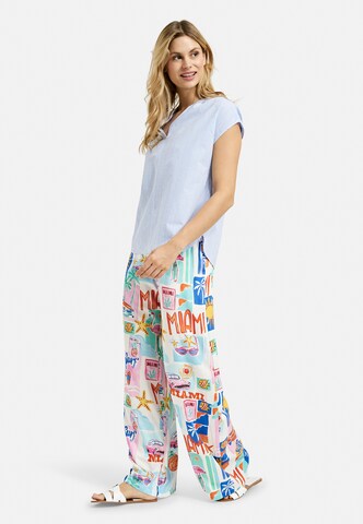 Milano Italy Blouse in Blue