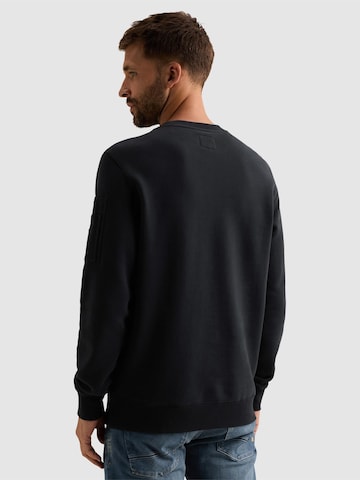 PME Legend Sweatshirt 'Sweatshirt in peached fleece with flight pocket' i blå