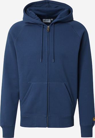 Veste de survêtement 'Chase' Carhartt WIP en bleu : devant