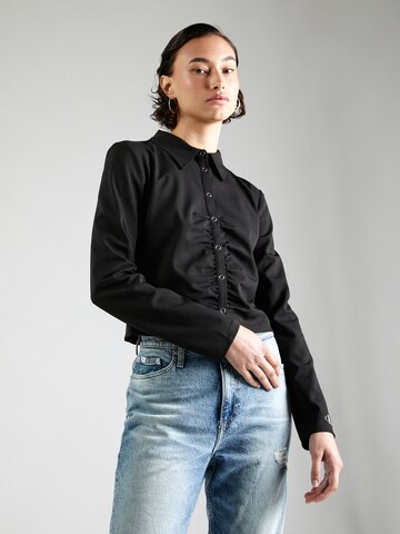 Calvin Klein Jeans Bluse in Schwarz: Vorderseite
