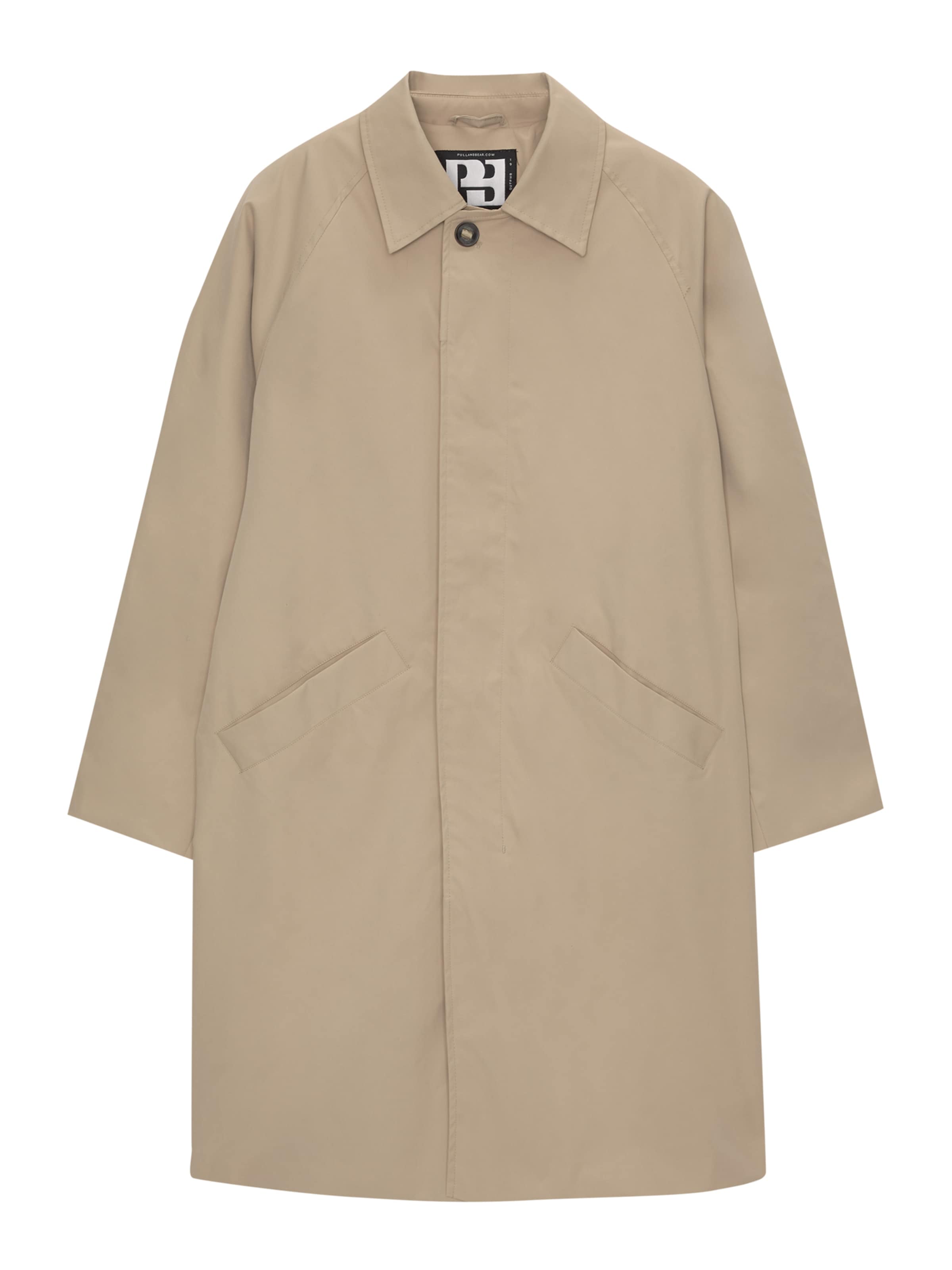 Pull&Bear Prechodný kabát - Béžová: predná strana