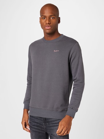 Pepe Jeans Sweatshirt 'SHANE' in Grey: front