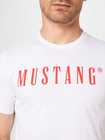 MUSTANG Shirt 'Alex' in Wit