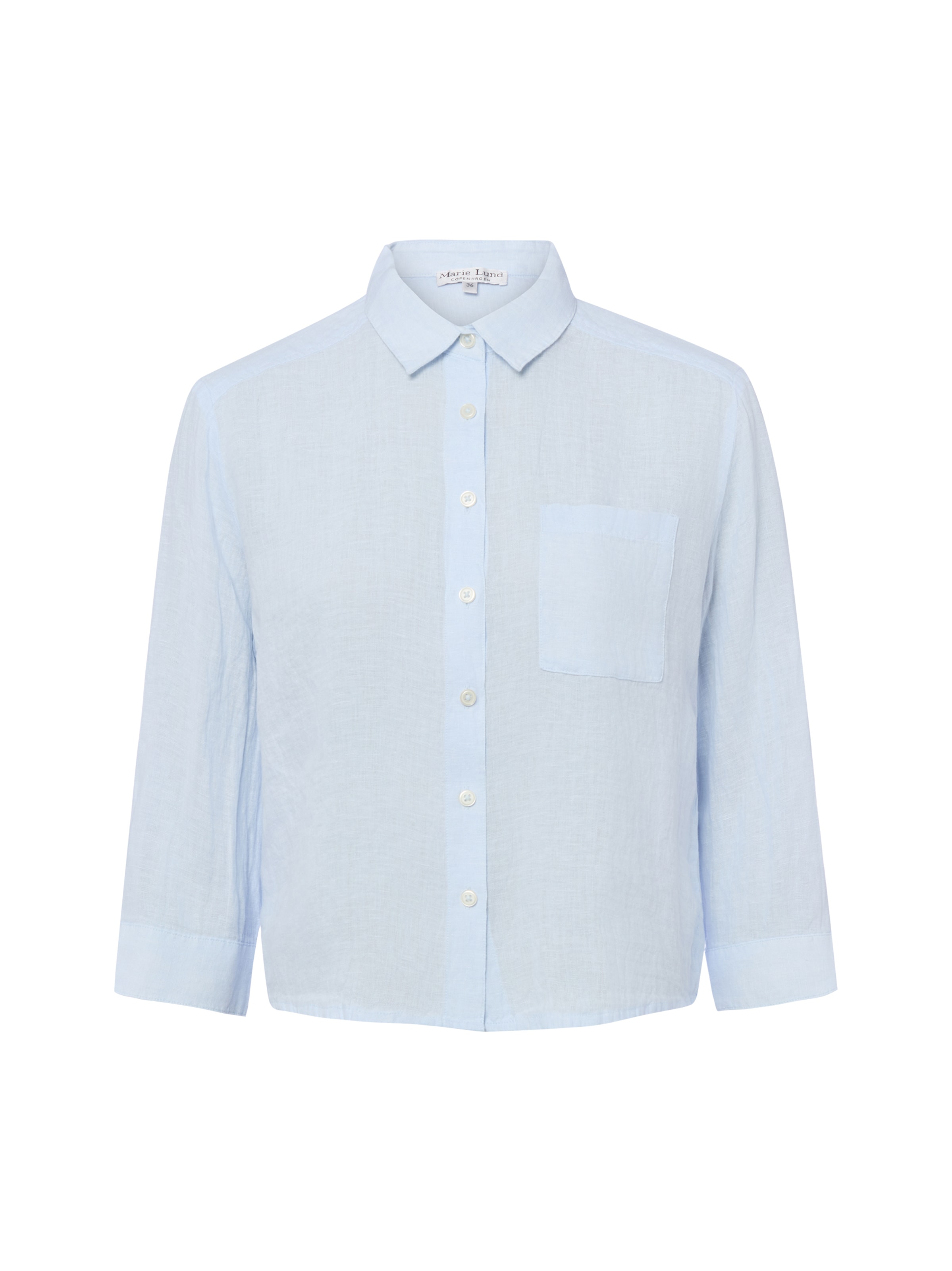 Chemisier ' Liane ' Marie Lund en bleu : devant