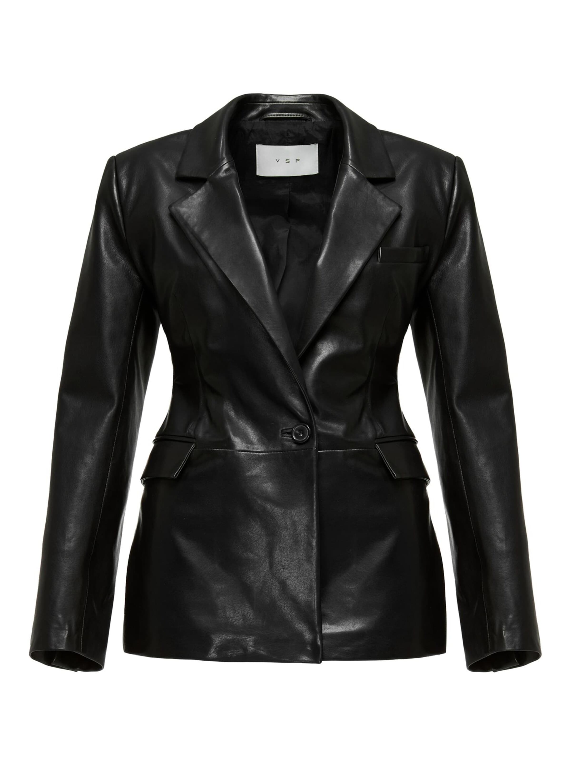 V S P Winter jacket 'Oceane' in Black: front