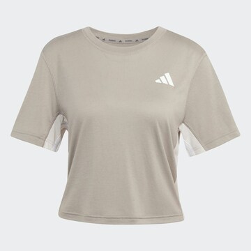 ADIDAS PERFORMANCETehnička sportska majica 'Essentials' - bež boja: prednji dio
