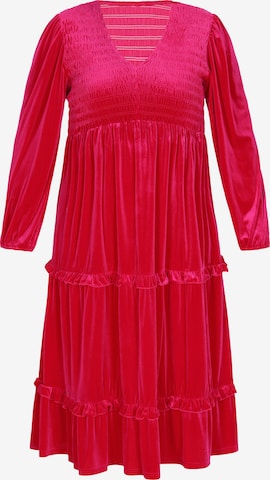 faina Cocktailjurk in Roze: voorkant