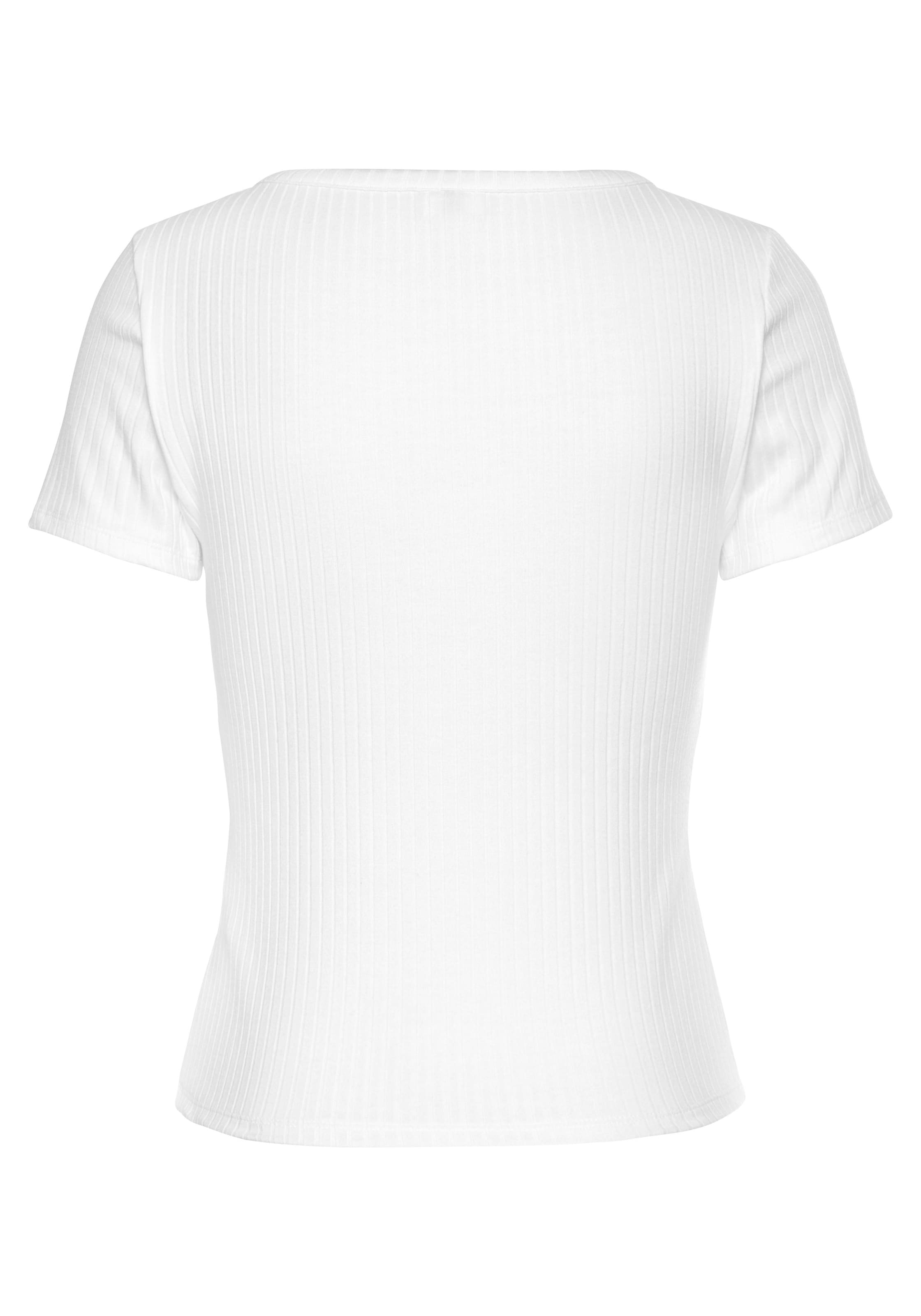 T-shirt LASCANA en blanc