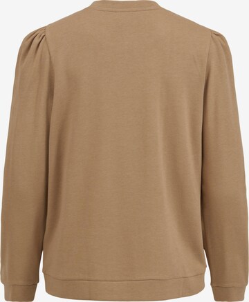 VILA Sweatshirt 'Rustie' in Braun