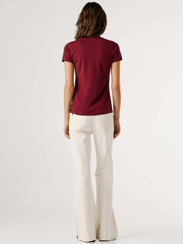 T-shirt 'Virginia' Pepe Jeans en rouge