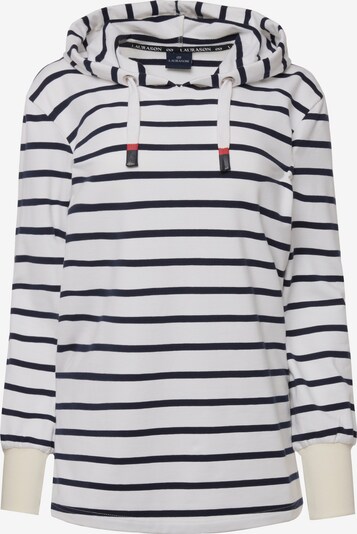 LAURASØN Sweatshirt in navy / offwhite, Produktansicht