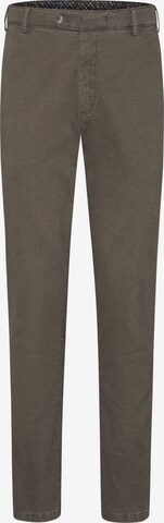 MEYER Slimfit Chino in Bruin: voorkant