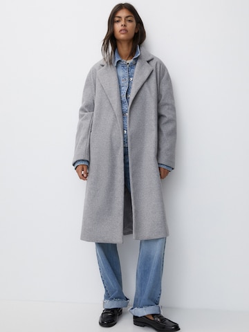 Pull&Bear Tussenmantel in Grijs: voorkant