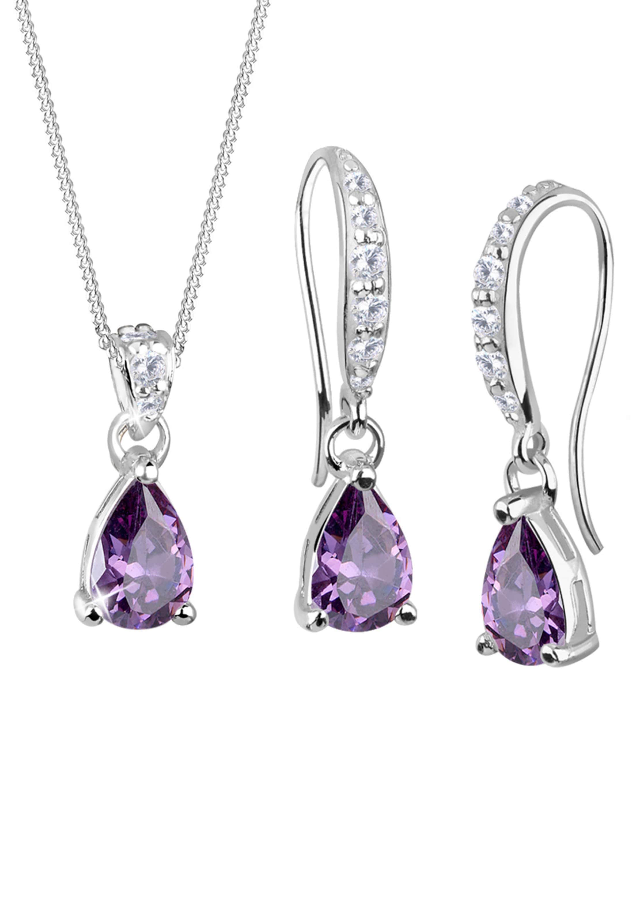 ELLI Jewelry set in Purple: front