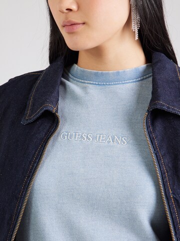 Sweat-shirt GUESS JEANS en bleu