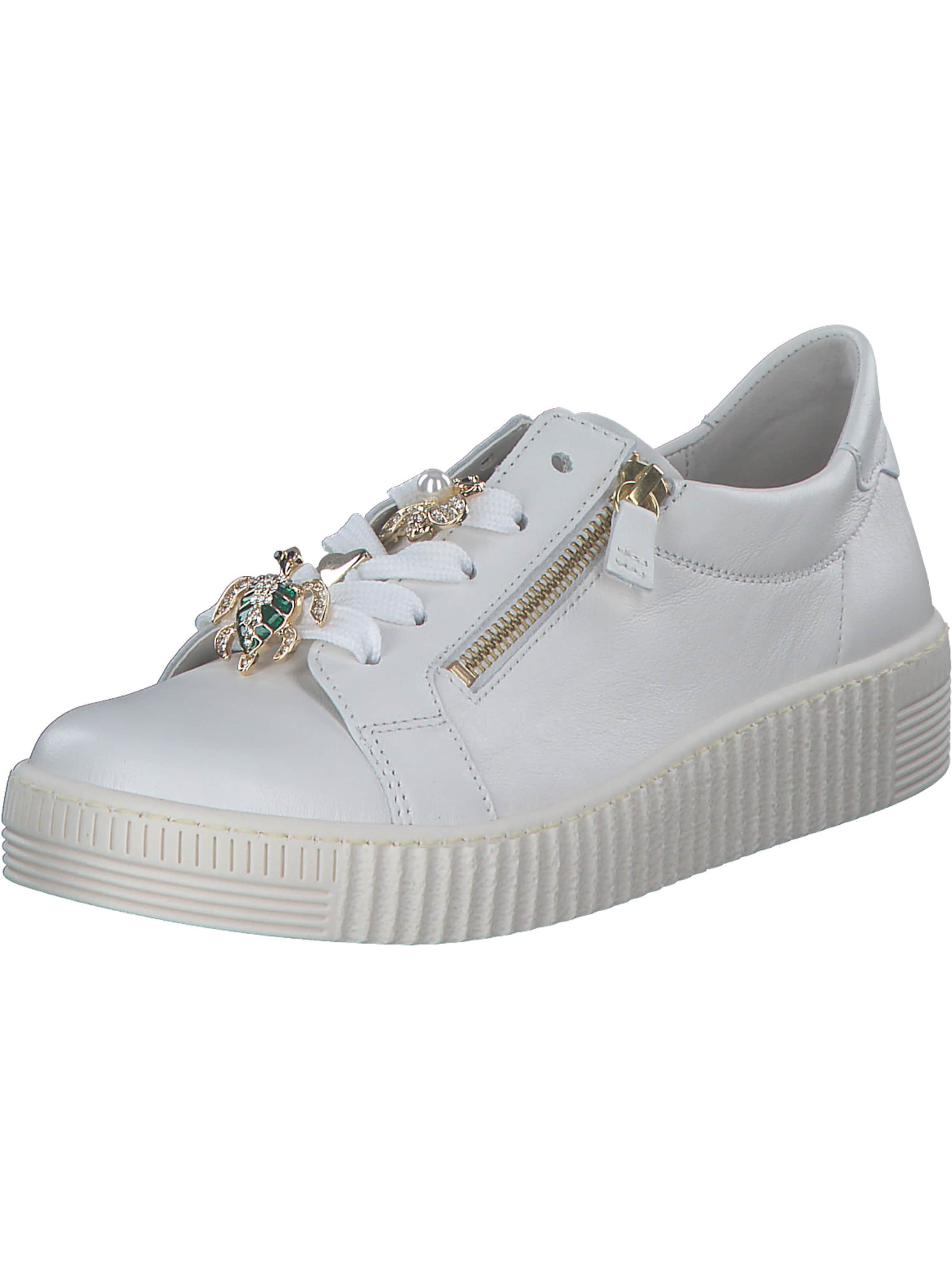 GABOR Sneakers laag in Wit: voorkant