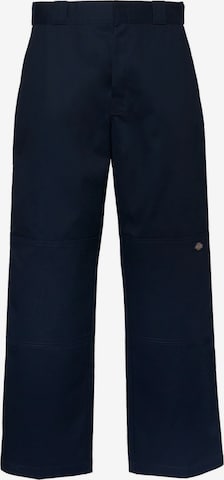 DICKIES Παντελόνι με τσάκιση 'Double Knee' σε μπλε: μπροστά