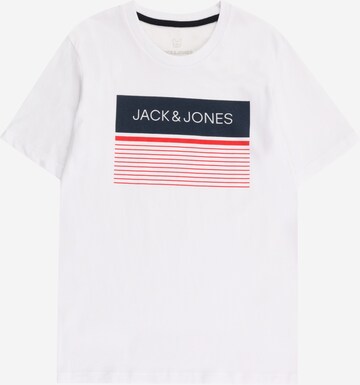 Jack & Jones Junior - Camiseta 'Travis' en blanco: frente