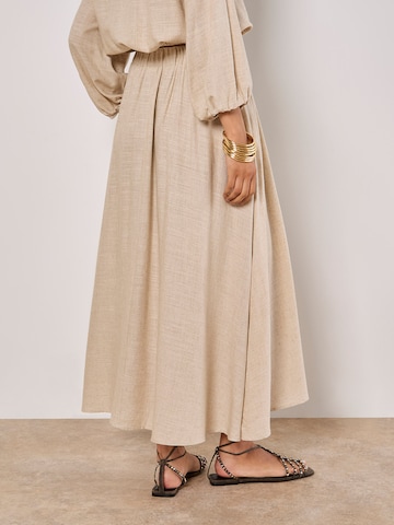 Jupe ' ' Apricot en gris