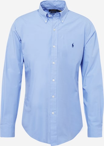 Polo Ralph Lauren Button Up Shirt in Blue: front