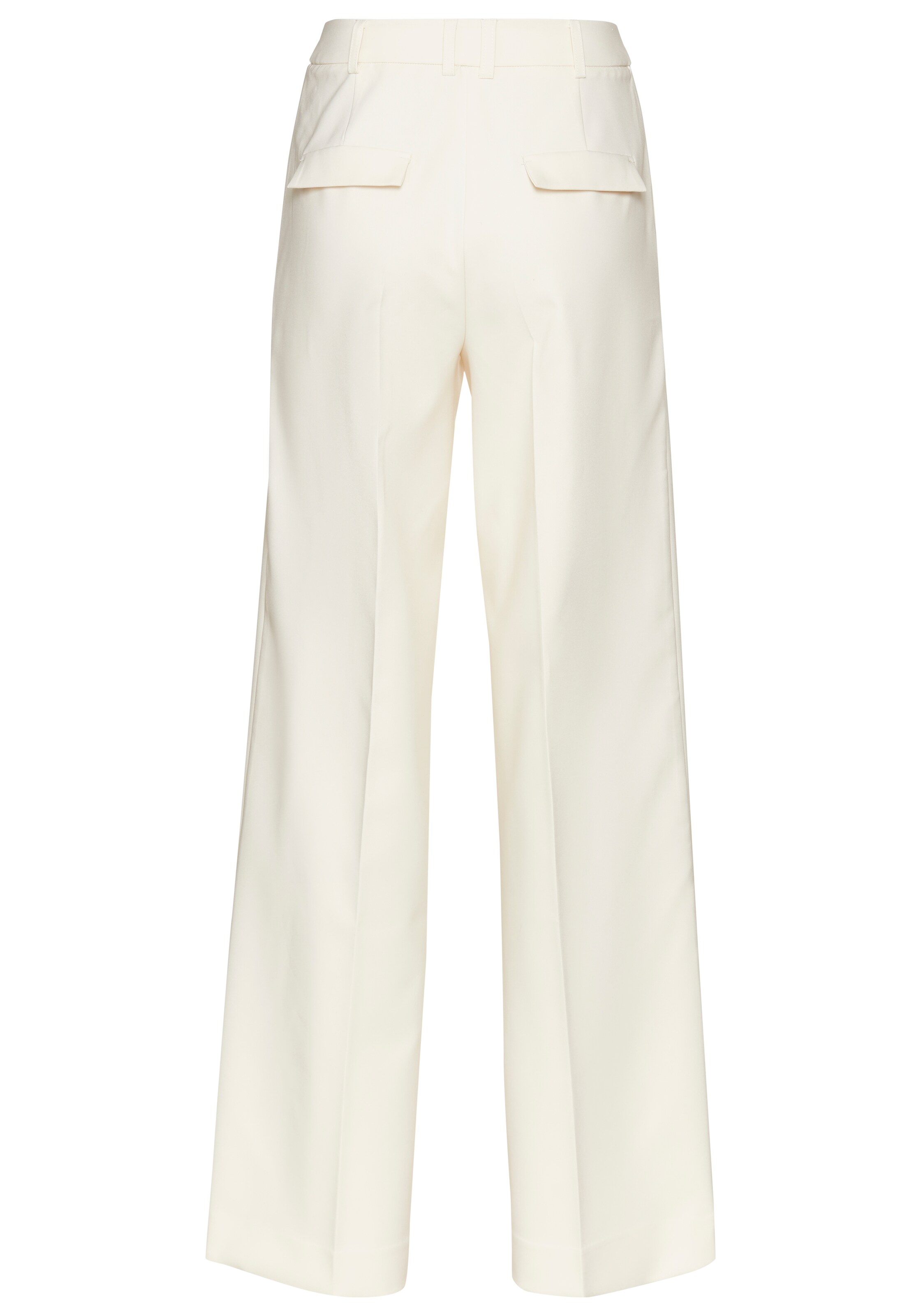 HECHTER PARIS Wide Leg Bügelfaltenhose in Beige