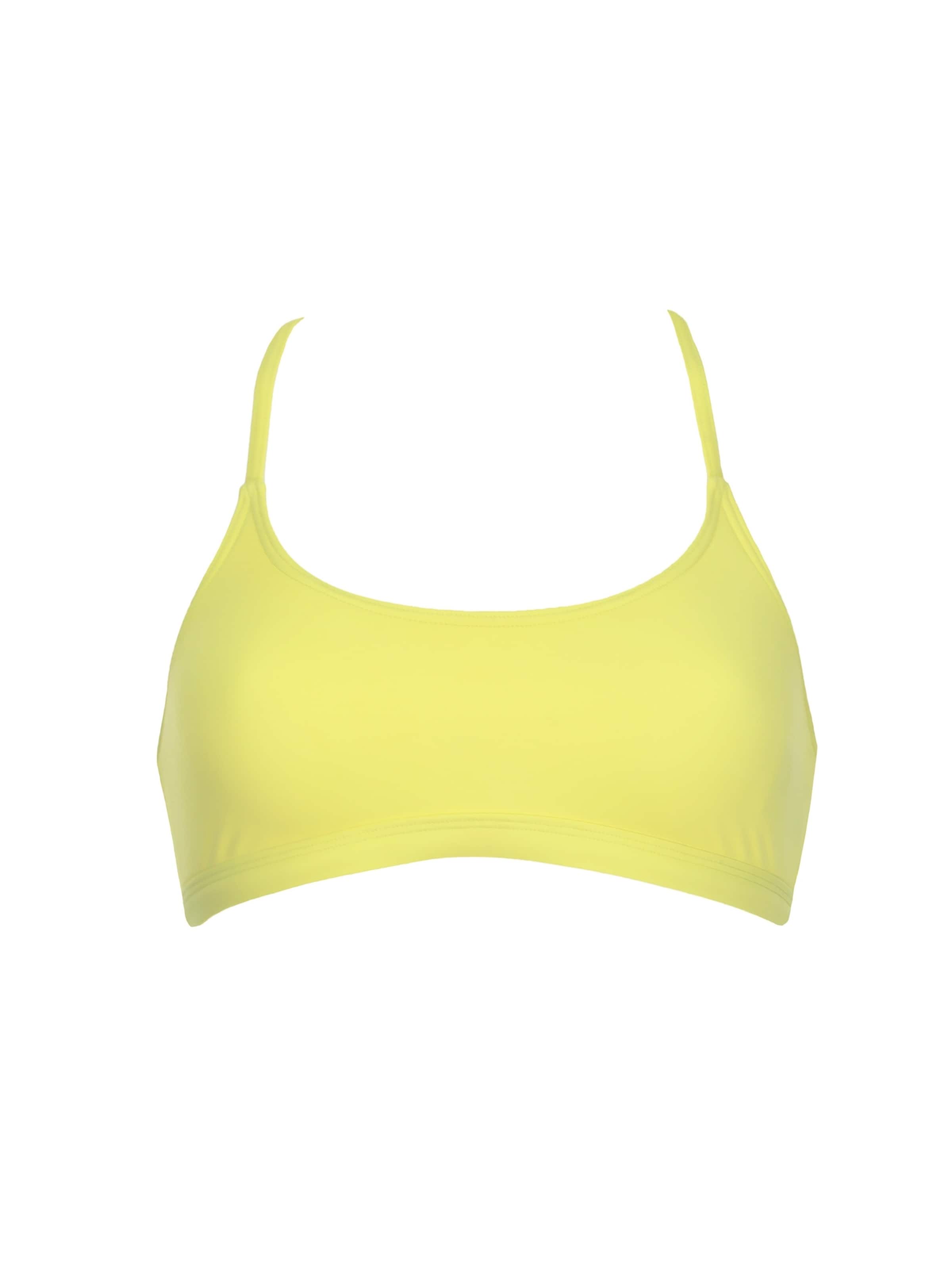 Bustino Top per bikini di VIVID in giallo: frontale