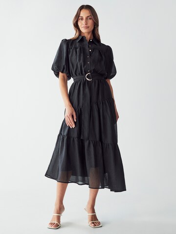 St MRLO Kleid 'VEIL ' in Schwarz: Vorderseite