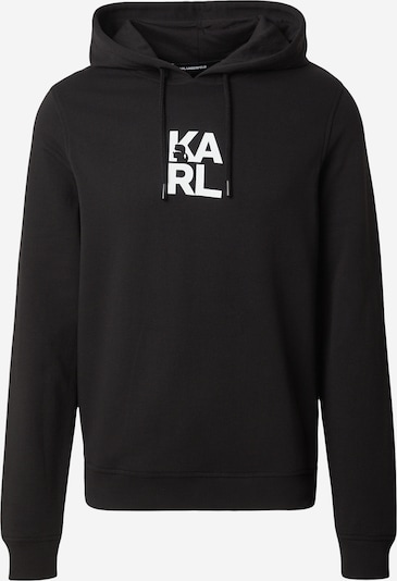 XL dydžio Megztinis be užsegimo iš Karl Lagerfeld, spalva – juoda / balta, Prekių apžvalga
