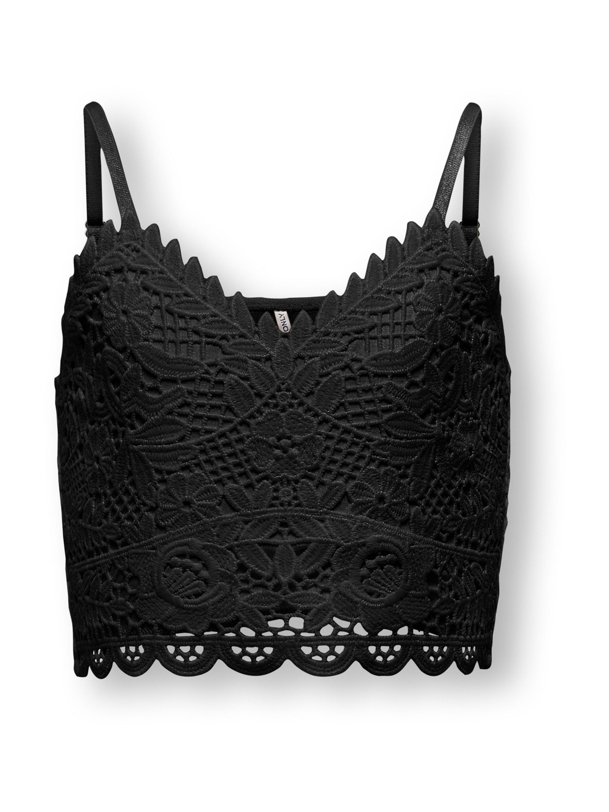 ONLY GIRLS Top 'KOGHoney' in Zwart: voorkant